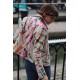 Biker Jacket Tie-dye Leather 